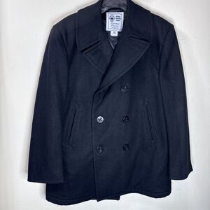 (P2) Defense Logistics Agency Quarterdeck Collection Wool Peacoat, Sz 44 R